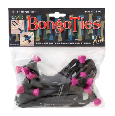 BongoTies Style D, pink/schwarz